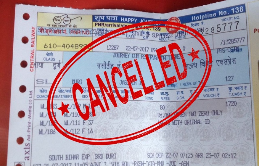 Train Ticket Cancellation